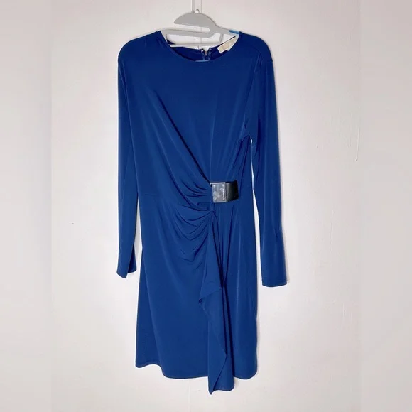 Michael Michael Kors Jersey Faux Wrap Dress Size Medium - Picture 1 of 6